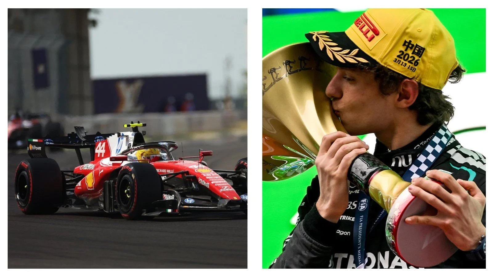 f1+2026+mid season+review+ +lewis+hamilton,+ferrari+&+kimi+antonelli,+mercedes